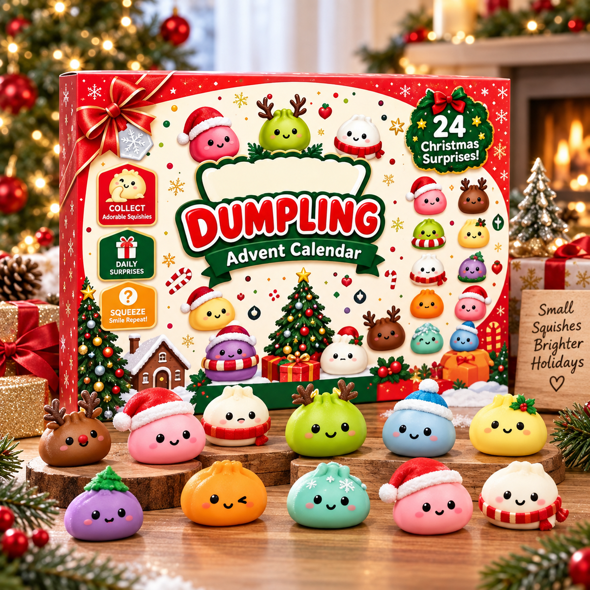 Kerst 2026 Squishy Adventskalender