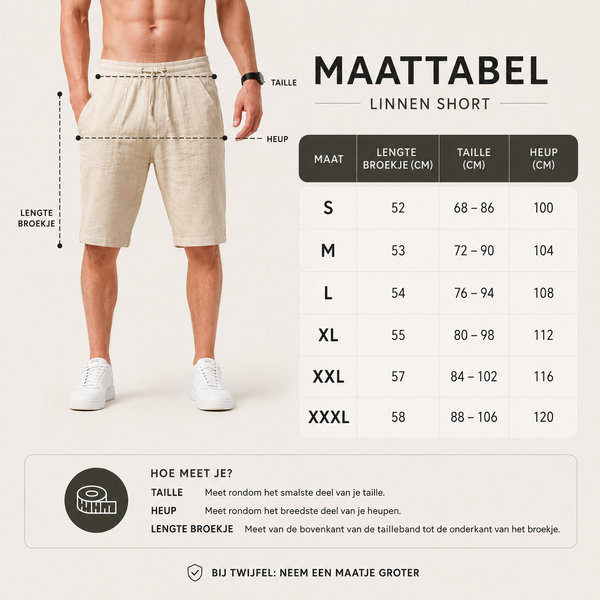 Comfortable Linnen/Katoenen Zomer Shorts
