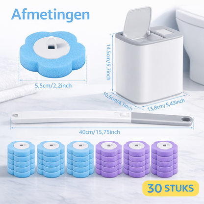 WC Schoonmaakborstel set