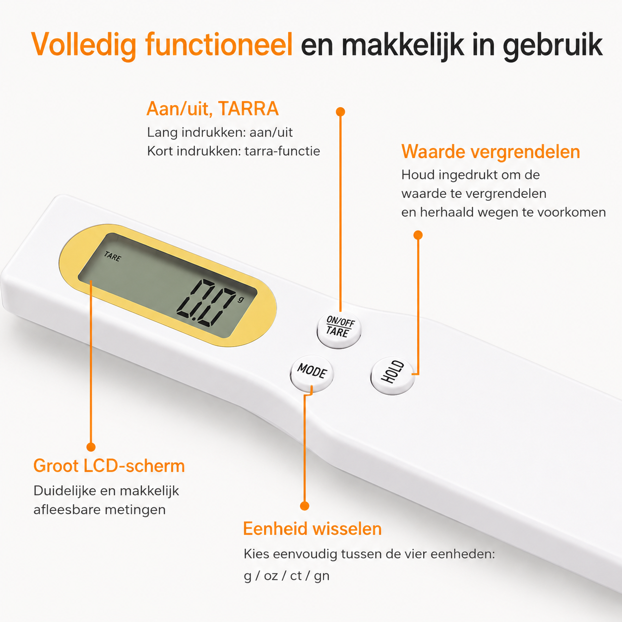 Digtitale Keuken Weeglepel