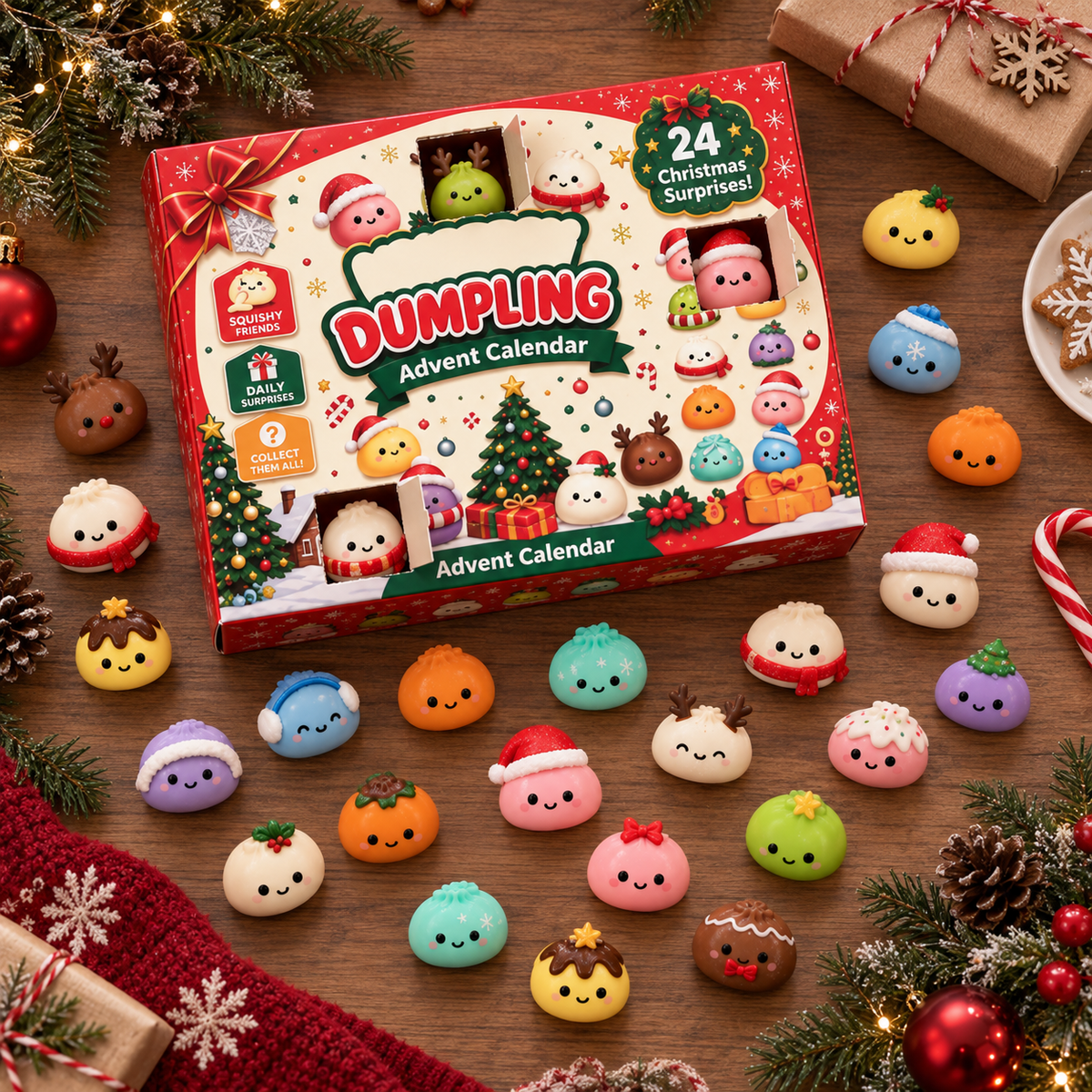 Kerst 2026 Squishy Adventskalender