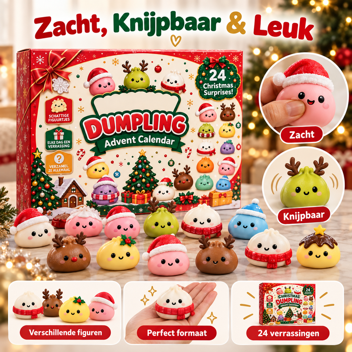Kerst 2026 Squishy Adventskalender