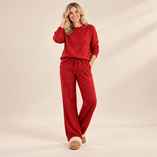 Feestelijke Glitter Kerstset voor Dames
