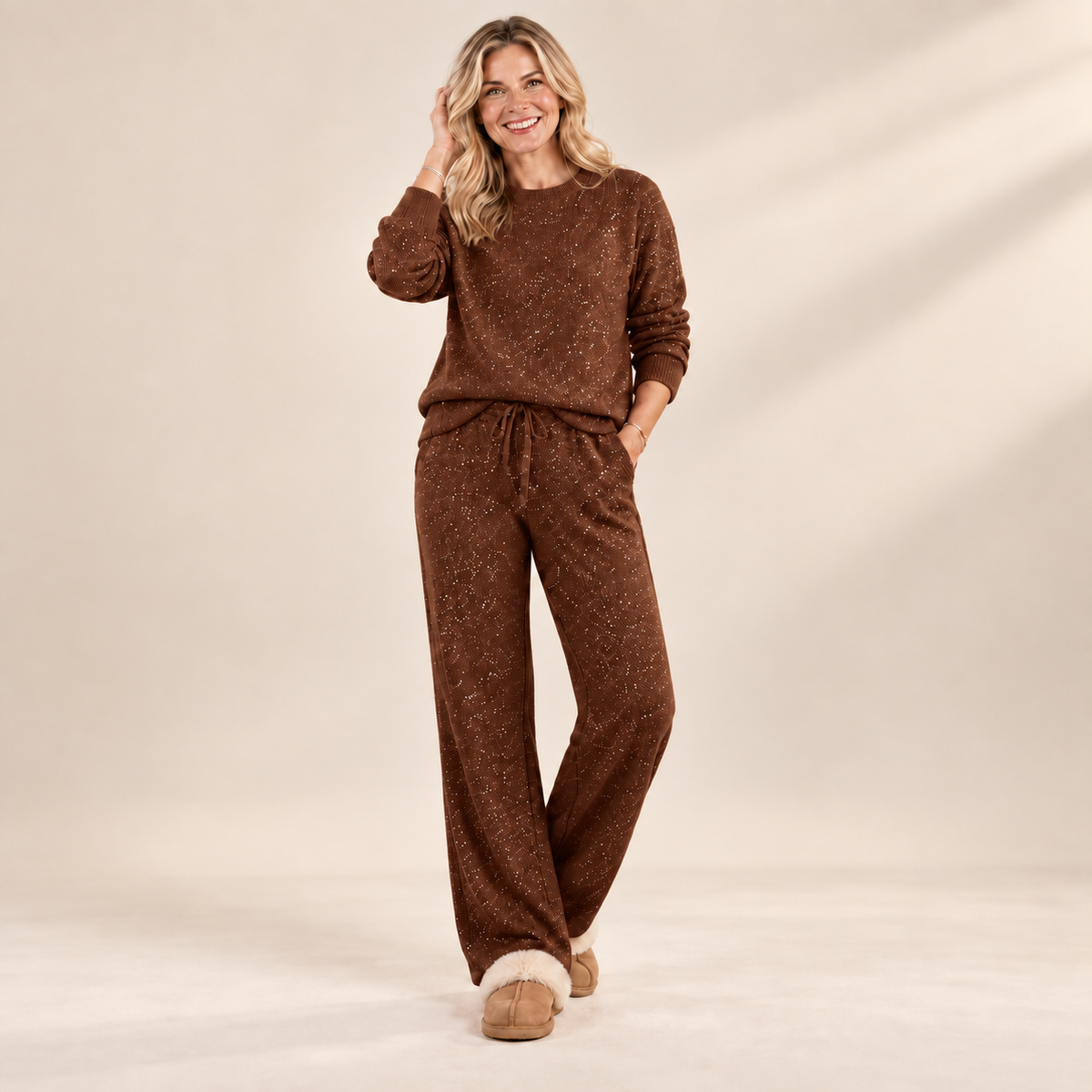 Feestelijke Glitter Kerstset voor Dames