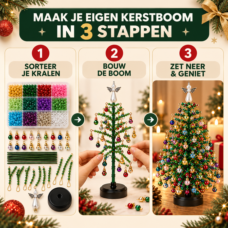Kralen Kerstboom Knutselset