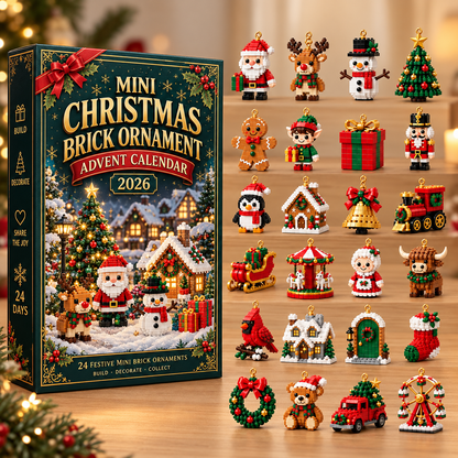 MerryBricks™ | Kerst Adventskalender - 24 Feestelijke Bouwfiguren