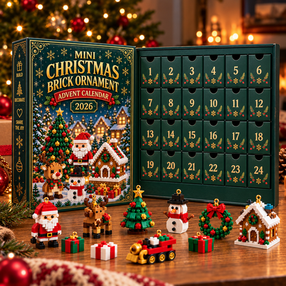 MerryBricks™ | Kerst Adventskalender - 24 Feestelijke Bouwfiguren